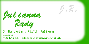 julianna rady business card